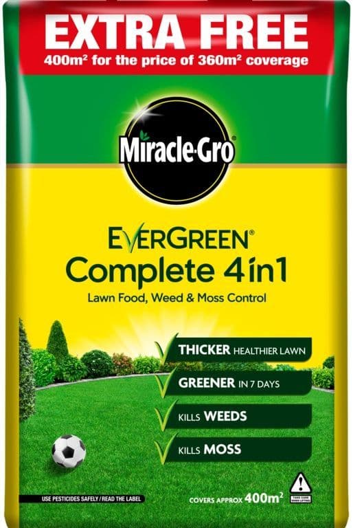 Miracle-Gro Evergreen Complete 4 in 1 - 360m2 PLUS 10% Free